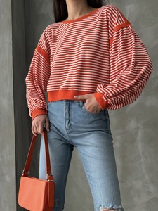 Topshow Orange Balloon Sleeve Wholesale Sweat #3