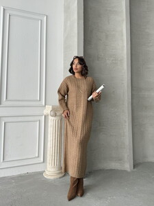 Topshow Biscuit Wholesale Knitwear Dress #2