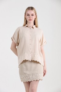 Topshow Stone Skirt Embroidered Wholesale Shirt #2