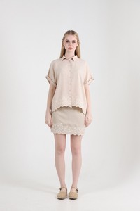 Topshow Stone Skirt Embroidered Wholesale Shirt #4