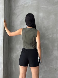 Topshow Haki Sueet Vest #5