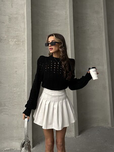 Topshow Black Knitwear Wholesale Sweater #2