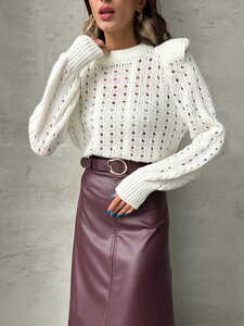 Topshow Bone Knitwear Wholesale Sweater #4