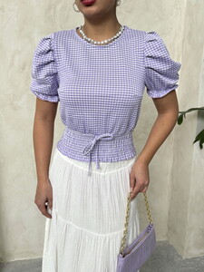 Topshow Lilac Waist Gimped Pitikare Blouse #4