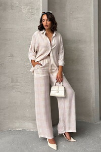 Topshow Powder Striped Wholesale Trousers #1