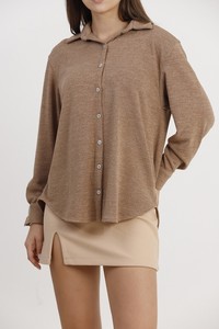 Topshow Brown Knitwear Wholesale Shirts #4