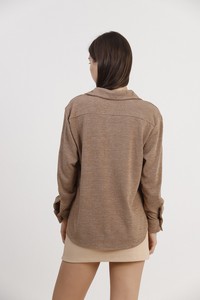 Topshow Brown Knitwear Wholesale Shirts #5