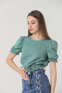 Topshow Emerald Waist Gimped Pitikare Wholesale Blouse #5