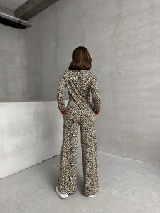 Topshow K. Leopard Leopard Patterned Trousers #5