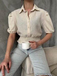 Topshow Stone Linen Wholesale Shirts #4