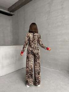 Topshow B. Leopard Leopard Patterned Trousers #5