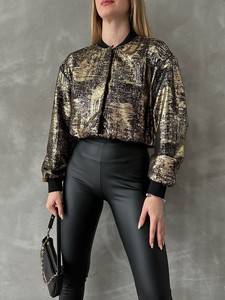 Topshow Gold Foil Printed Wholesale Coat #4