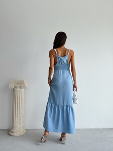 Topshow Blue Bustier Dress #5