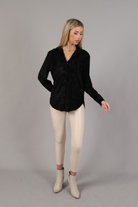 Topshow Black Zebra Velvet Wholesale Shirts #3