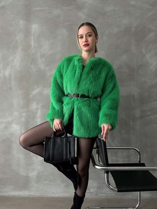 Topshow Emerald Peluj Coat #2