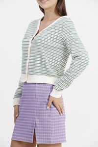 Topshow Emerald Striped Wholesale Cardigan #4