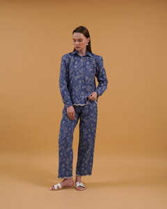 Embroidered Denim Wholesale Shirt - Blue | Topshow #3