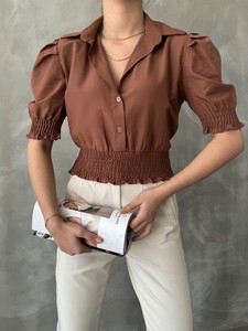 Topshow Brown Gimped Buttoned Wholesale Shirt #2