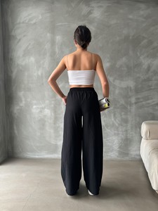 Topshow Black Linen Wholesale Trousers #5