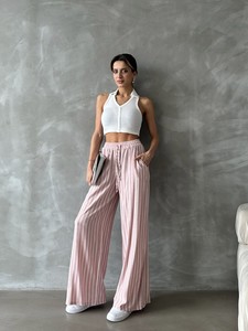 Topshow Powder Striped Woven Wholesale Trousers #2