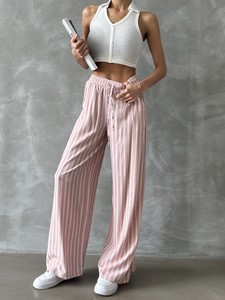 Topshow Powder Striped Woven Wholesale Trousers #4