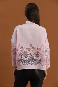 Topshow Pink Lace Detailed Wholesale Shirt #5