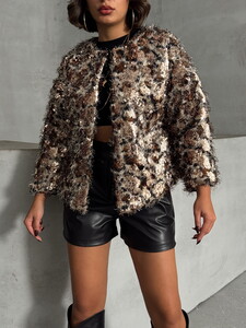 Topshow Leopard D Leopard Printed Wholesale Jacket #4