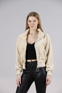 Topshow Stone Plush Wholesale Coat #2