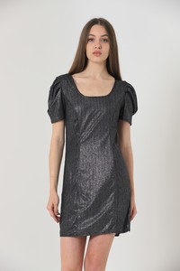 Topshow Black Silver Silvery Wholesale Dress #2