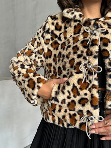 Topshow Leopard Leopard Patterned Wholesale Coat #4