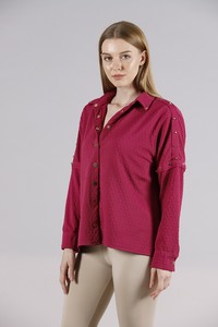 Topshow Fuchsia Drop Detailed Shirt #2