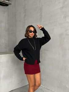 Topshow Black Knitwear Wholesale Sweater #2