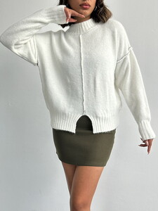 Topshow Bone Knitwear Wholesale Sweater #4