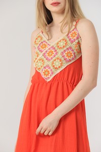 Oranj Pre -Embroidery Long Dress #4