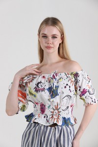 Topshow Printed Printed Gipeli Wholesale Blouse #2