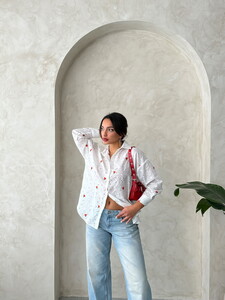 Embroidered Embroidered Wholesale Shirt - Red | Topshow #4