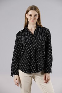 Topshow Black Cream Embroidered Wholesale Shirt #3