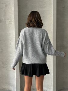 Topshow Gray Knitwear Wholesale Sweater #5