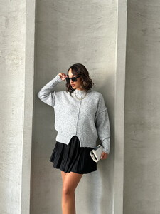 Topshow Gray Knitwear Wholesale Sweater #3