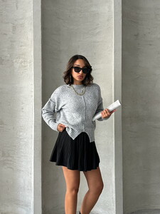 Topshow Gray Knitwear Wholesale Sweater #2