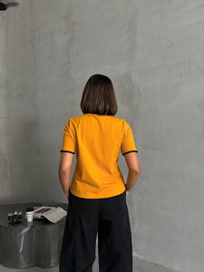 Topshow Mustard Shepherd Stitched Wholesale T-Shirt #5