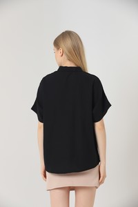 Topshow Black Laced Front Wholesale Shirt #5