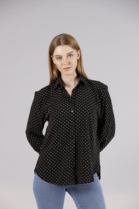 Topshow Black Mustard Embroidered Wholesale Shirts #4