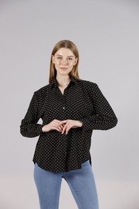 Topshow Black Mustard Embroidered Wholesale Shirts #3