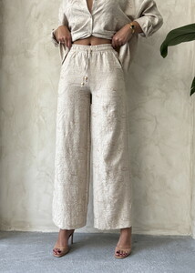 Embroidered Wholesale Pants - Stone | Topshow #4