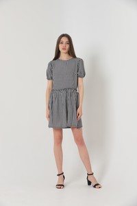 Topshow Black Bicycle Collar Dress #2