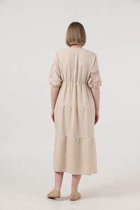 Topshow Stone Sleeve Raw Laced Wholesale Dress #5