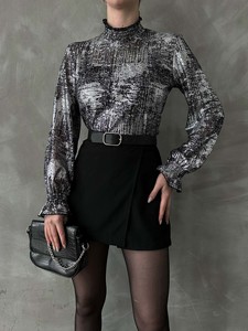 Topshow Silver Color Wholesale Blouse #4