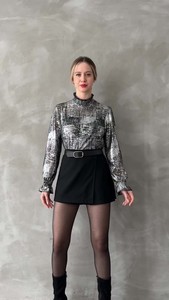 Topshow Silver Color Wholesale Blouse #3