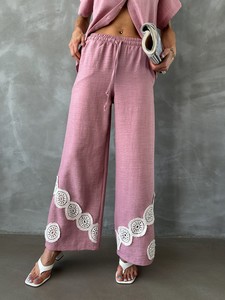 Topshow Powder Lace-Up Wholesale Trousers #4